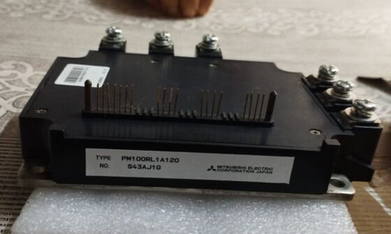 PM100RL1A120 1200V 100A IPM รุ่นที่ 5 CSTBTTM VCE ต่ํา ((sat) 1.75V ผังอินเทกรีต การป้องกันวงจรสั้น การตรวจสอบความผิดพลาดเกินเวลา ผลิต UL รับรองสําหรับเครื่องขับ