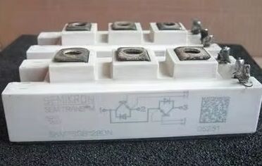 SKM75GB128DN 1200V, 75A โมดูล IGBT คู่ Low VCE(sat) 1.9V สวิตช์เร็ว ไดโอดในตัว ความสามารถ SC 10µs แพ็คเกจ SEMITOP2 ขา Press-Fit ได้รับการรับรอง UL สำหรับไดรฟ์และอินเวอร์เตอร์