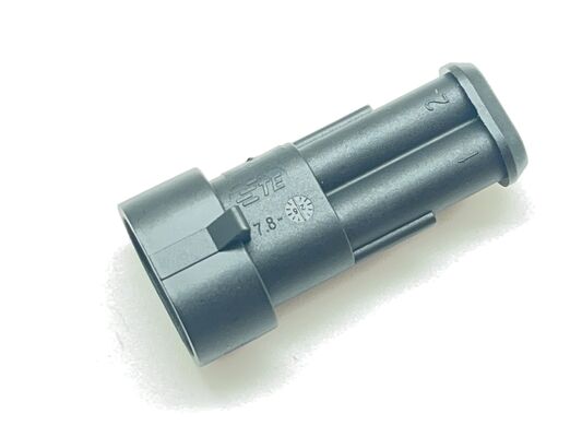 282104-1 2 ตําแหน่ง 5.0 มิลลิเมตร Pitch Wire-to-Board Header Vertical Through Hole Covered Friction Lock Polarized UL 94V-0 สําหรับเครื่องไฟฟ้าและเครื่องควบคุมอุตสาหกรรม