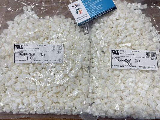 PARP-04V ขั้วต่อแบบเสียบ 4 ตำแหน่ง ระยะพิทช์ 2.0 มม. ซีรีส์ PA แบบเสียบเข้ากับแผง ขั้วต่อแบบย้ำสาย การล็อคแบบบวก ขนาดกะทัดรัด พิกัด 3A 100V AC สำหรับการเชื่อมต่อสายกับแผงและไฟ LED