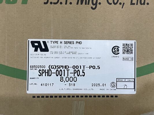 SPHD-001T-P0.5 กะทัดรัด ยึดแน่น ทนต่อการสั่นสะเทือน เข้าสายง่าย เหมาะสำหรับอุปกรณ์อิเล็กทรอนิกส์ขนาดเล็ก 26-28 AWG