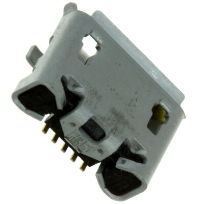 ZX62-B-5PA ((33) Micro USB B SMT คอมแพคต์ 5 ปิน, กล่องแข็งแรงยึดยึดสูง 10k จักรยานที่เหมาะสมสําหรับอุปกรณ์พกพา