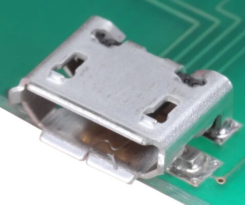 ZX62-B-5PA ((33) Micro USB B SMT คอมแพคต์ 5 ปิน, กล่องแข็งแรงยึดยึดสูง 10k จักรยานที่เหมาะสมสําหรับอุปกรณ์พกพา