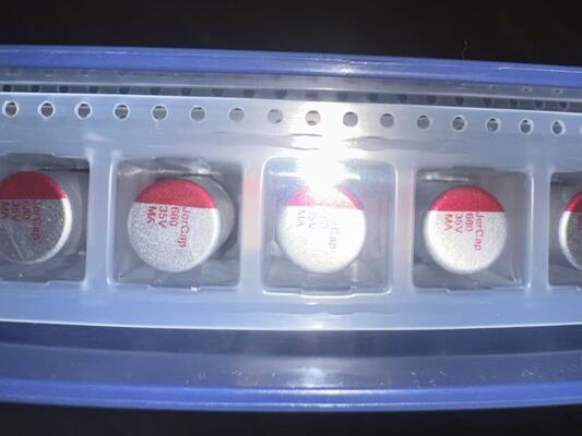 MA35V680M10X13 680μF 35V alum elec cap 10x13mm 105°C อุปทานต่ํา อายุยาว