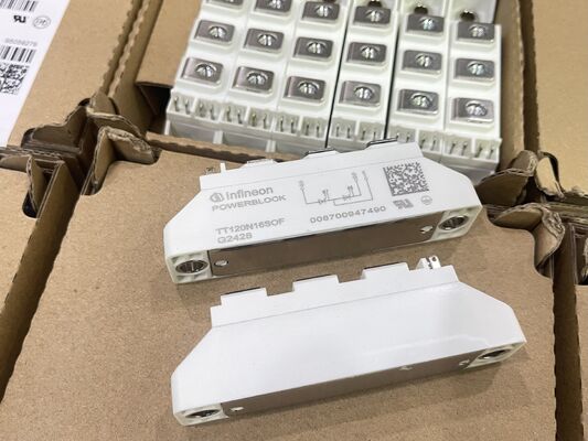 TT120N16SOFHPSA1 SCR โมดูล 1600V Vdrm 120A Itav ความดันติดต่อไฟกระชากสูง low loss เกรดอุตสาหกรรมสำหรับ power control